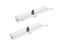 Songmics Wandregal 2-er Set, Weiss