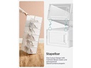 Songmics Schuhorganizer stapelbar 18-er Set, Transparent