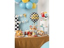 Partydeco Kuchen-Topper Auto mix, 12 cm, 4 Stück