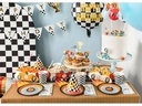 Partydeco Kuchen-Topper Auto mix, 12 cm, 4 Stück