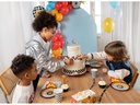 Partydeco Kuchen-Topper Auto mix, 12 cm, 4 Stück