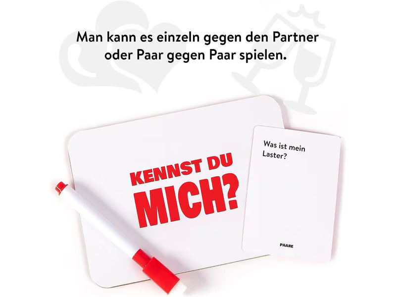 THE WORLD GAME Kartenspiel Kennst Du mich – Paare -DE-