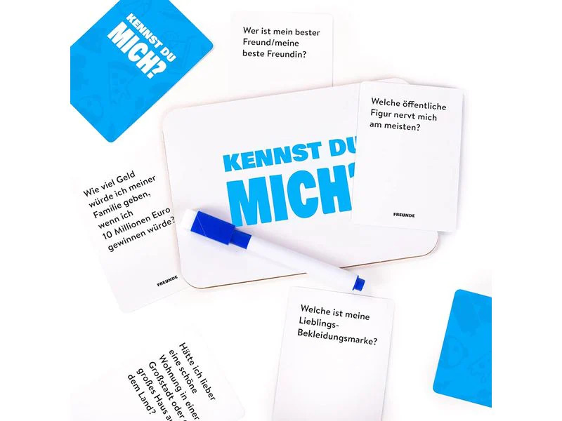 THE WORLD GAME Kartenspiel Kennst Du mich – Freunde -DE-