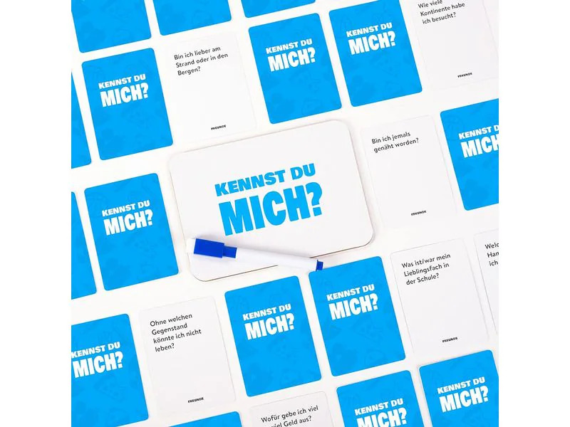 THE WORLD GAME Kartenspiel Kennst Du mich – Freunde -DE-