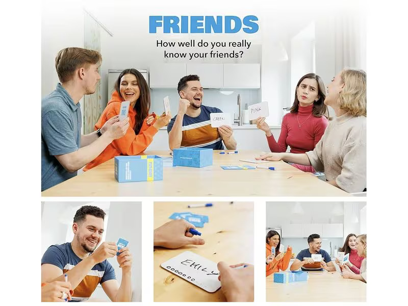 THE WORLD GAME Kartenspiel Kennst Du mich – Freunde -DE-