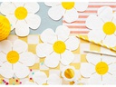 Partydeco Papierservietten Gänseblümchen 16 x 13.5 cm, 12 Stück