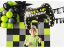 Partydeco Folienballon Game Controller Schwarz, 72 x 52 cm