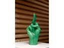 Mandatus Kerze F*ck you Candle Hand, Grün