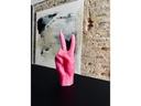 Mandatus Kerze Candle Hand Victory, Pink