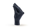 Mandatus Kerze Candle Hand Italian Gesture, Schwarz