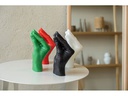 Mandatus Kerze Candle Hand Italian Gesture, Schwarz