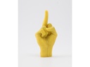 Mandatus Kerze Candle Hand F*ck you, Gelb