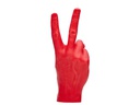 Mandatus Kerze Candle Hand Victory, Rot