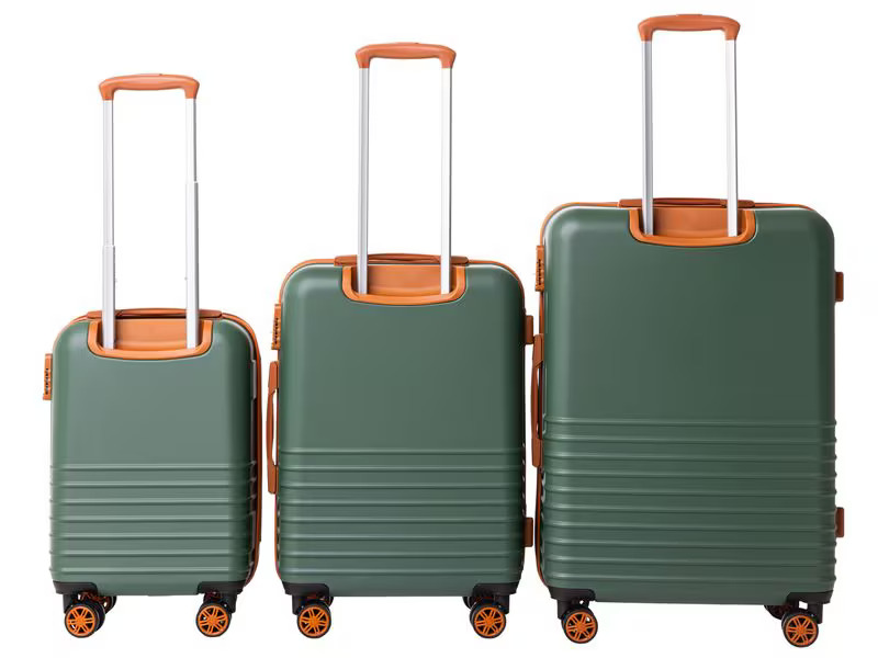 KOOR Reisekofferset Explorer, 3-teilig, Grün