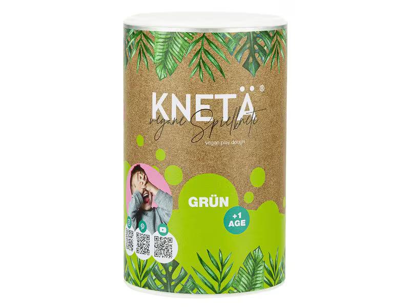KNETÄ Knetmasse XXL Papierdose 1 kg Grün