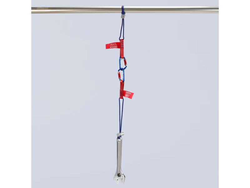 Knipex Werkzeug-Adapterschlaufe Materialkarabiner, 6 kg / 13,2 lbs