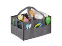 relaxdays Organizer Windel Caddy Filz Anthrazit