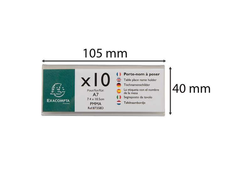 Exacompta Namensschild A7