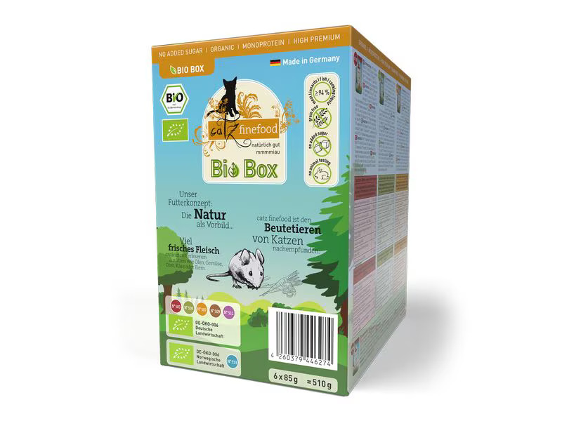 catz finefood Nassfutter Bio Collection, 6 x 85 g