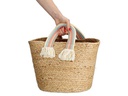Zeller Present Spielzeugkorb Rainbow Natur Seegras 30 x 30 cm