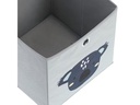 Zeller Present Spielzeugbox Koala Grau 28 x 28 x 28 cm