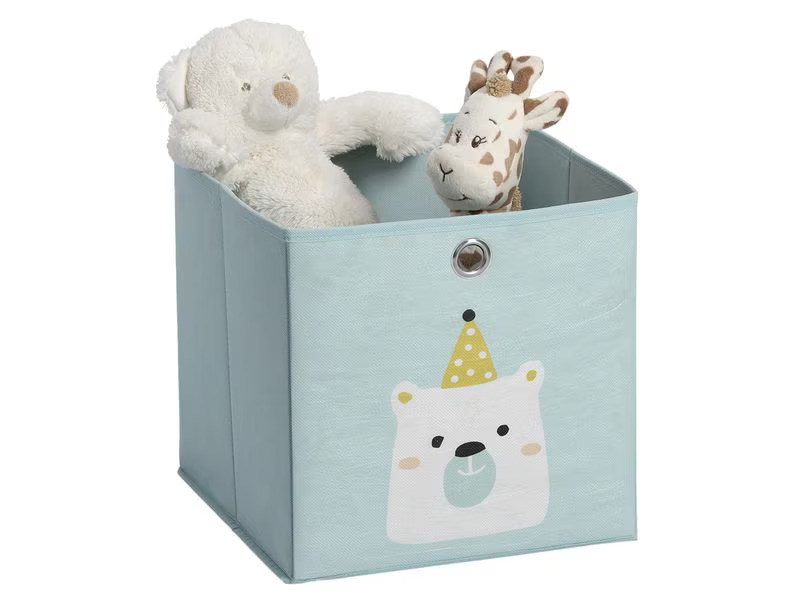 Zeller Present Spielzeugbox Icebear Mint 28 x 28 x 28 cm