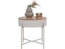 House Nordic Beistelltisch Sisco Beige/Hellgrau