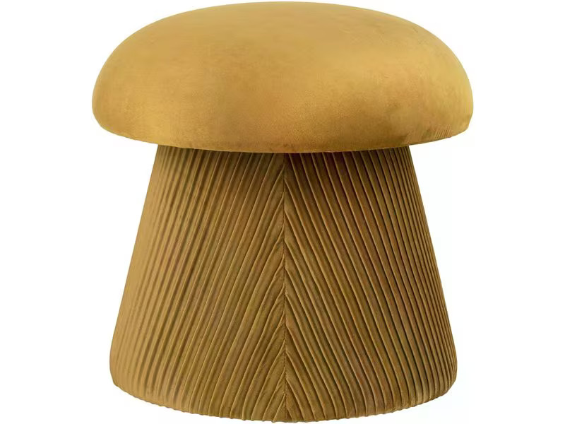 House Nordic Pouf Hampton Goldbraun