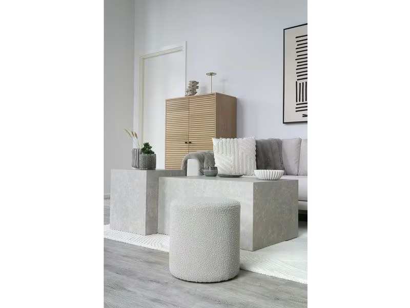 House Nordic Pouf Ejby Beige