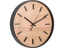 House Nordic Wanduhr Camden ø 35 cm, Braun/Schwarz