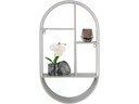 House Nordic Wandregal Feira 35 x 15 x 60 cm, Grau