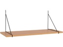 House Nordic Wandregal Chiba 80 x 29 cm, Braun