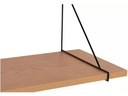 House Nordic Wandregal Chiba 80 x 29 cm, Braun