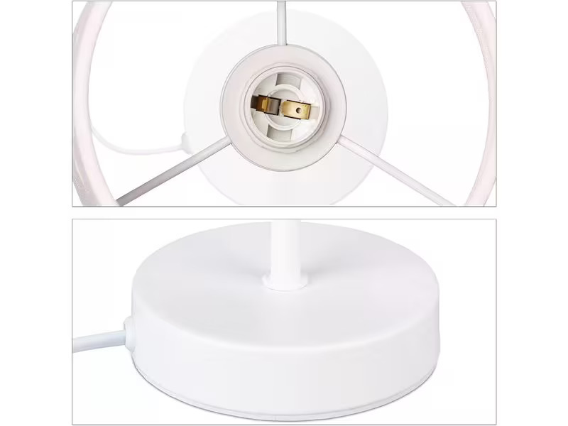 relaxdays Tischlampe Herzen