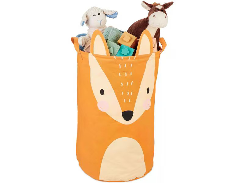 relaxdays Spielzeugkorb gross Fuchs