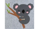 relaxdays Spielzeugkorb Koala