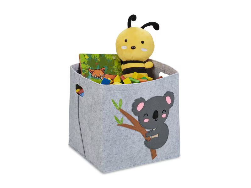 relaxdays Spielzeugkorb Koala
