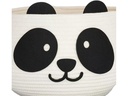 relaxdays Spielzeugkorb Filz Panda