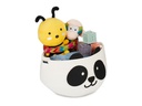 relaxdays Spielzeugkorb Filz Panda