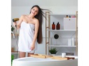 relaxdays Aufbewahrungsbox 4er Set Weiss