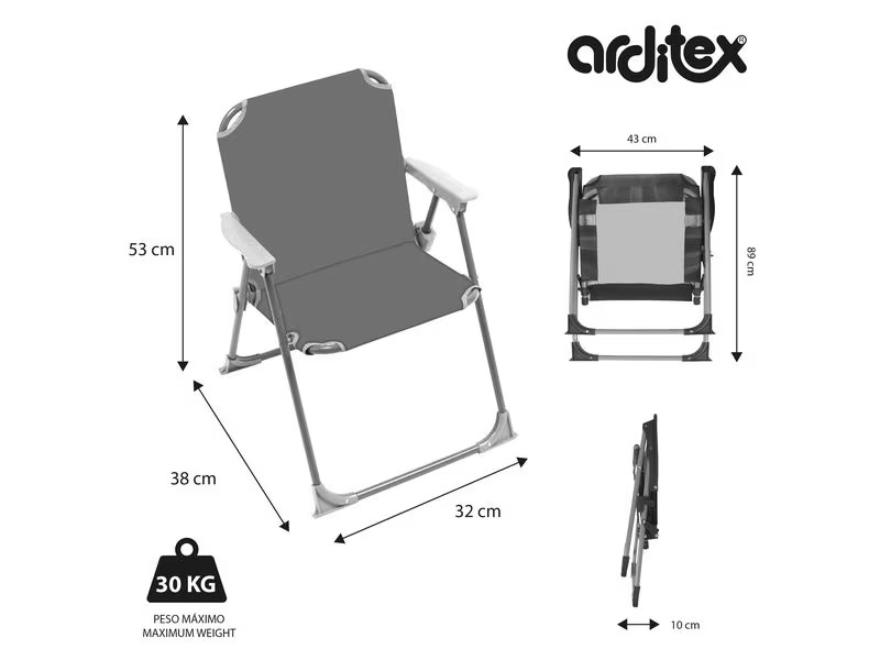 Arditex Kinder-Gartenstuhl Barbie