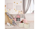 relaxdays Aufbewahrungsbox 4er Set Creme