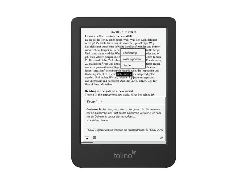 Tolino E-Book Reader Tolino shine
