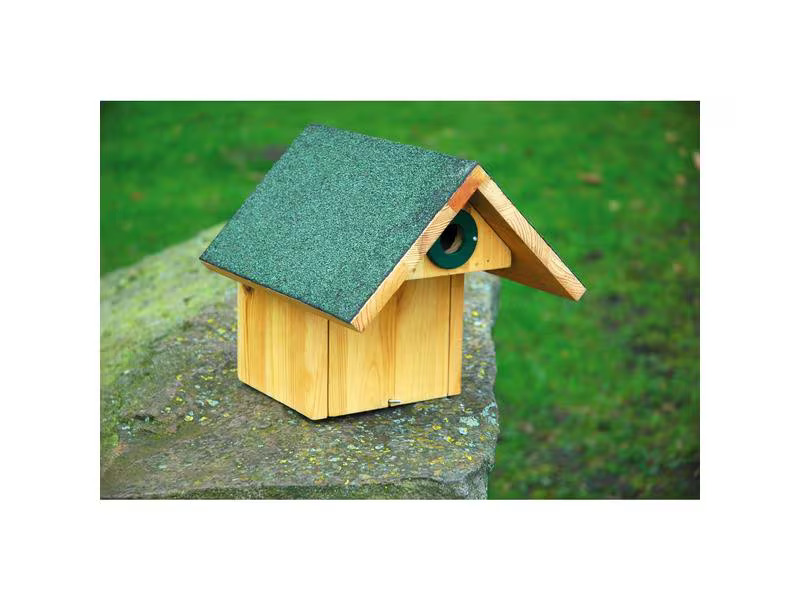 dobar Nistkasten Räuberschutz, 25.5 x 29 x 25.5 cm, Holz