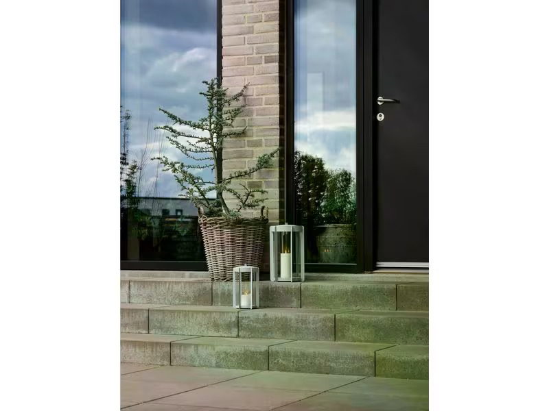 Zone Denmark Laterne Firefly S 25 cm, Hellgrau