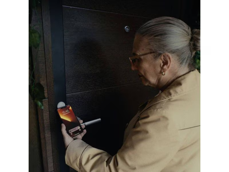 Yale Schloss Linus L2 Smart Lock Kit. CH+EU-Zylinder, Silber