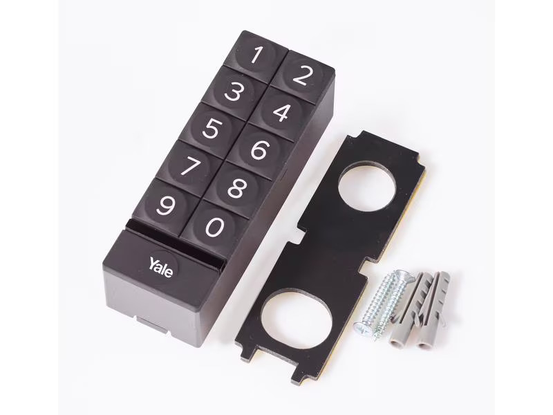 Yale Schloss Linus L2 Smart Lock Kit. CH+EU-Zylinder, Schwarz