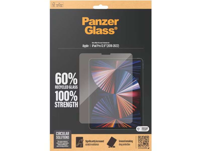 Panzerglass Ultra-Wide Fit iPad Pro 12.9 (18-22)