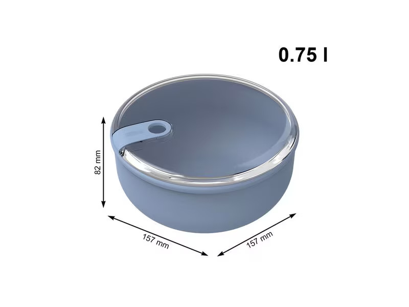 Rotho Lunchbox Ela 0.75 l,  Blau