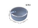 Rotho Lunchbox Ela 0.75 l,  Blau